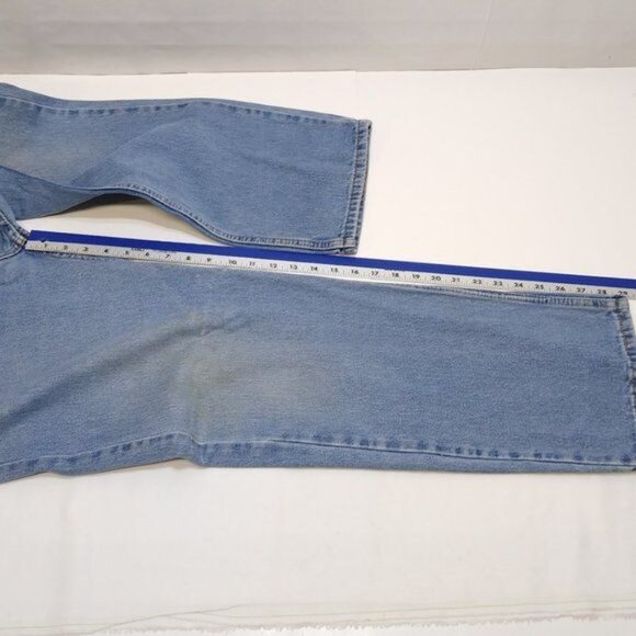 Levi's 505 Regular Fit Men 35x29 Straight Leg Mid-Rise Jeans Red Tag Vintage EUC - Picture 10 of 11